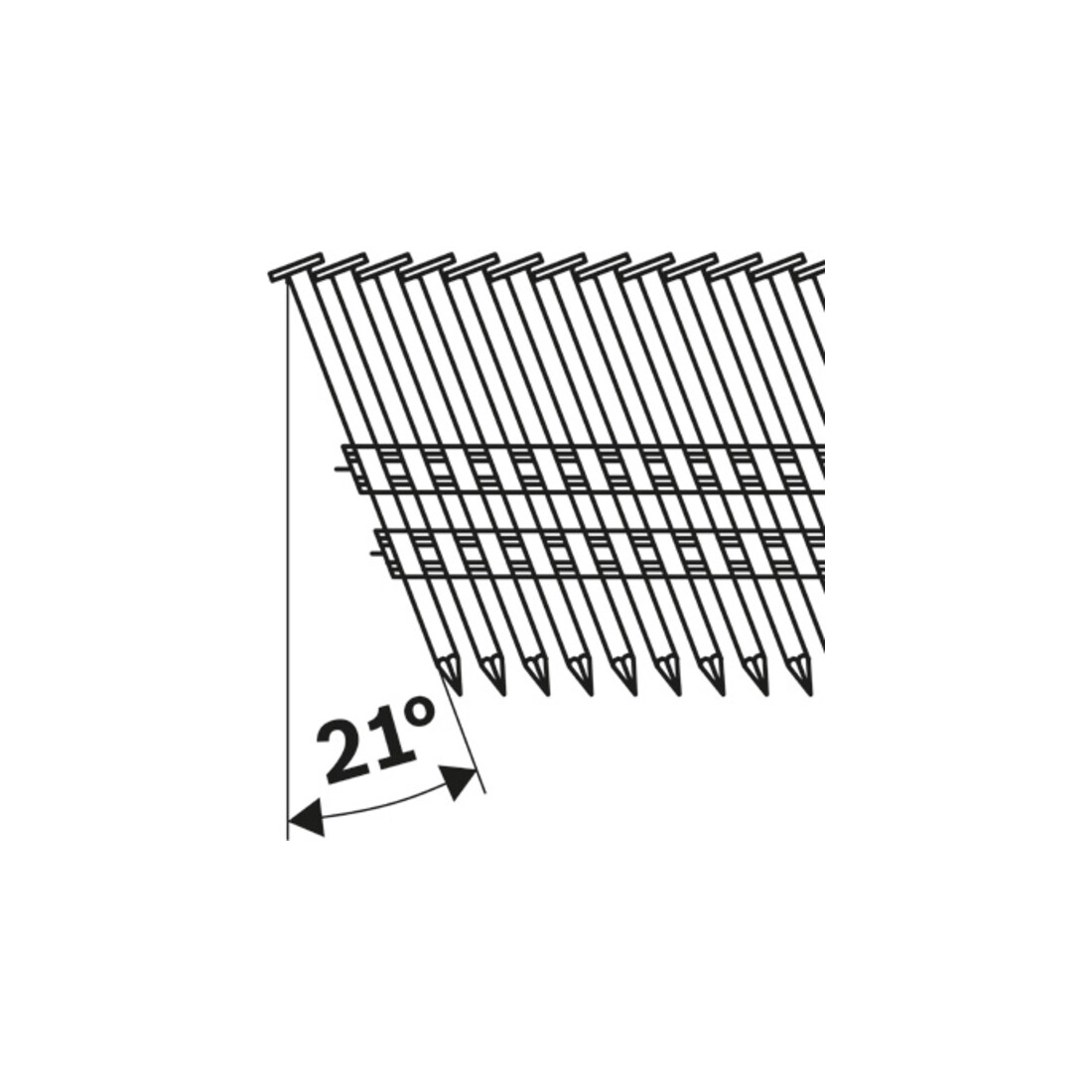 Bosch Rundkopf-Streifennagel SN21RK