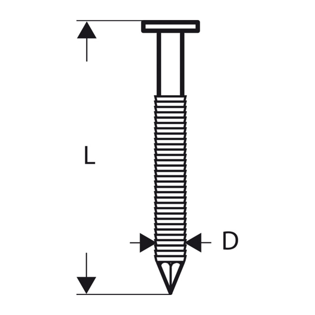 Bosch Rundkopf-Streifennägel 21° für Bosch Druckluftnagler, RG