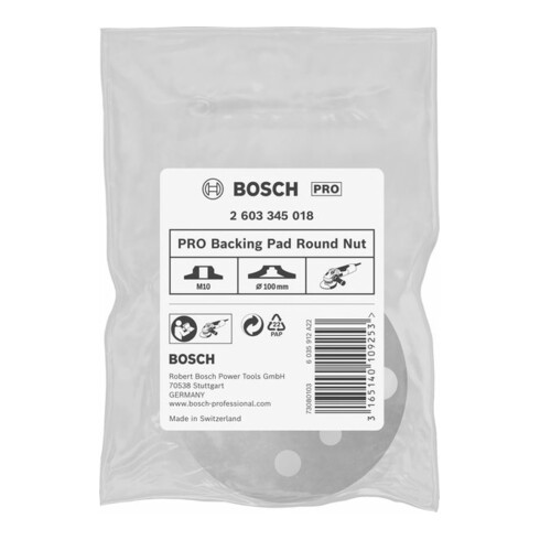 Bosch Rundmutter mit Flanschgewinde M 10 Durchmesser: 100 mm