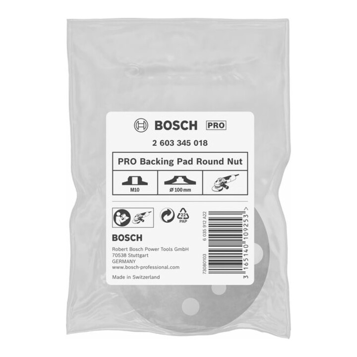 Bosch Rundmutter mit Flanschgewinde M 10 Durchmesser: 100 mm