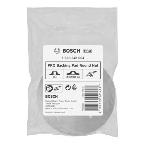 Bosch Rundmutter mit Flanschgewinde M 14 Durchmesser: 180/230 mm