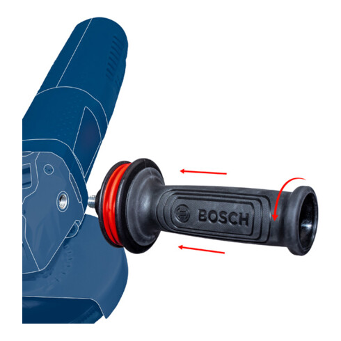 Bosch Rundmutter mit Flanschgewinde M 14 Durchmesser: 180/230 mm