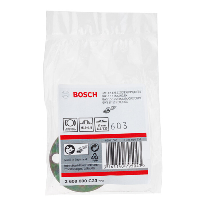 Bosch Rundmutter mit M 14 x 1,5 Feingewinde Durchmesser: 115/125 mm