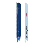 Bosch S 1122 BF + 1 Expert 'Métal dur moyen-épais' S 1155 HHM Jeu de lames de scie sabre, 25 pièces