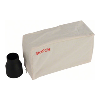 Bosch Sacchetto per polvere con adattatore modello 2 (ovale) per pialla manuale in tessuto