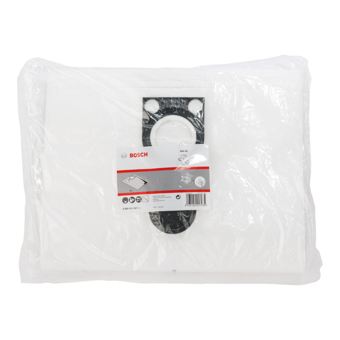 Bosch Sacco filtrante in tessuto non tessuto per GAS 25 L