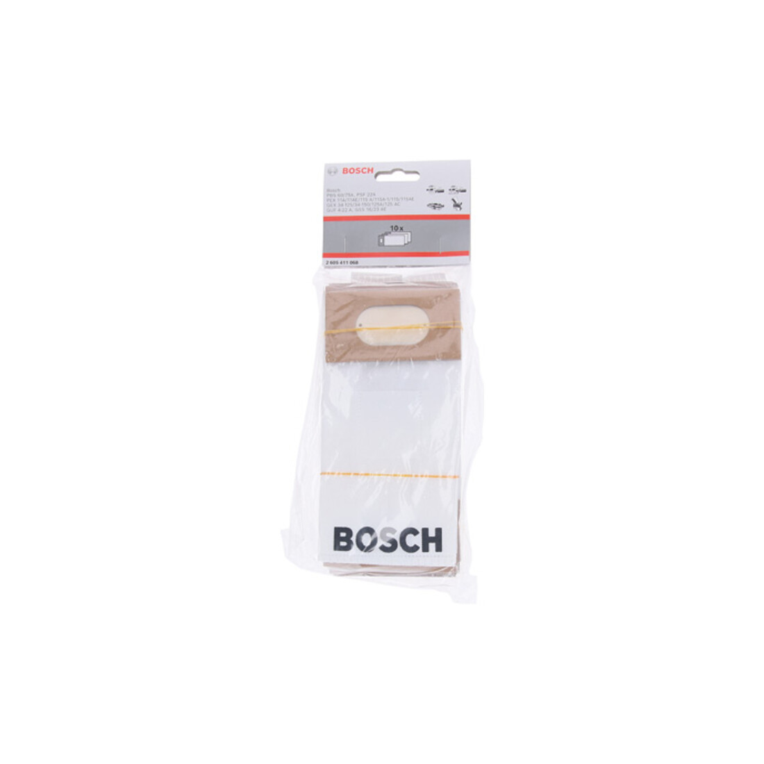 Bosch Sacs à poussière pour ponceuses à bande, excentriques, vibrantes, fraiseuse universelle