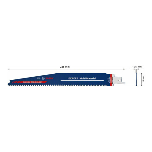 BOSCH Säbelsägeblätter-Set, Bezeichnung: 1156XHM-E