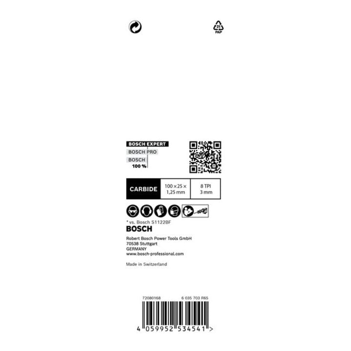 BOSCH Säbelsägeblatt, Bezeichnung: 555CHC-E, 2608900364