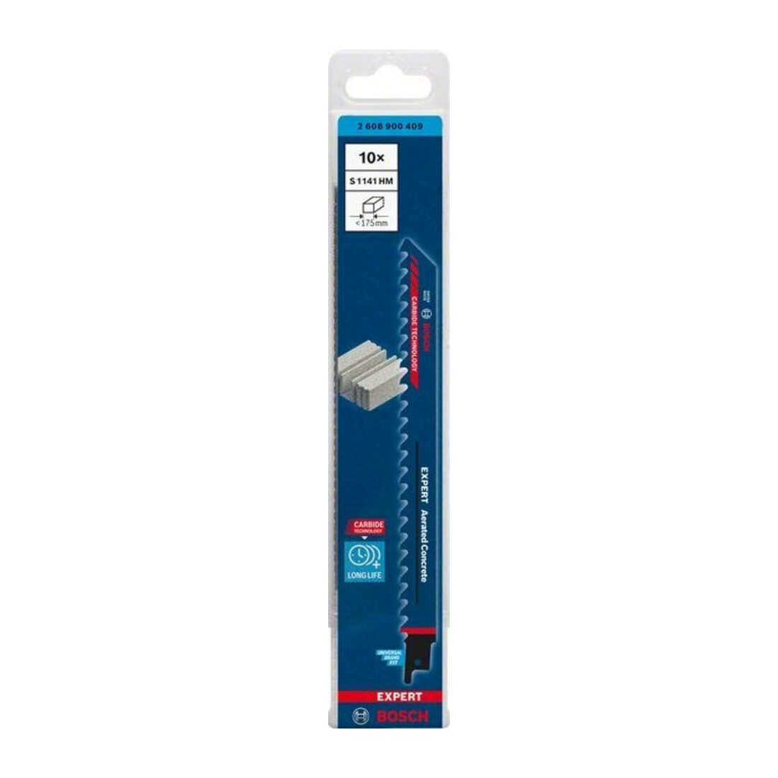 Bosch Säbelsägeblatt EXPERT S 1141 HM VE à 10 Stück Aerated Concrete