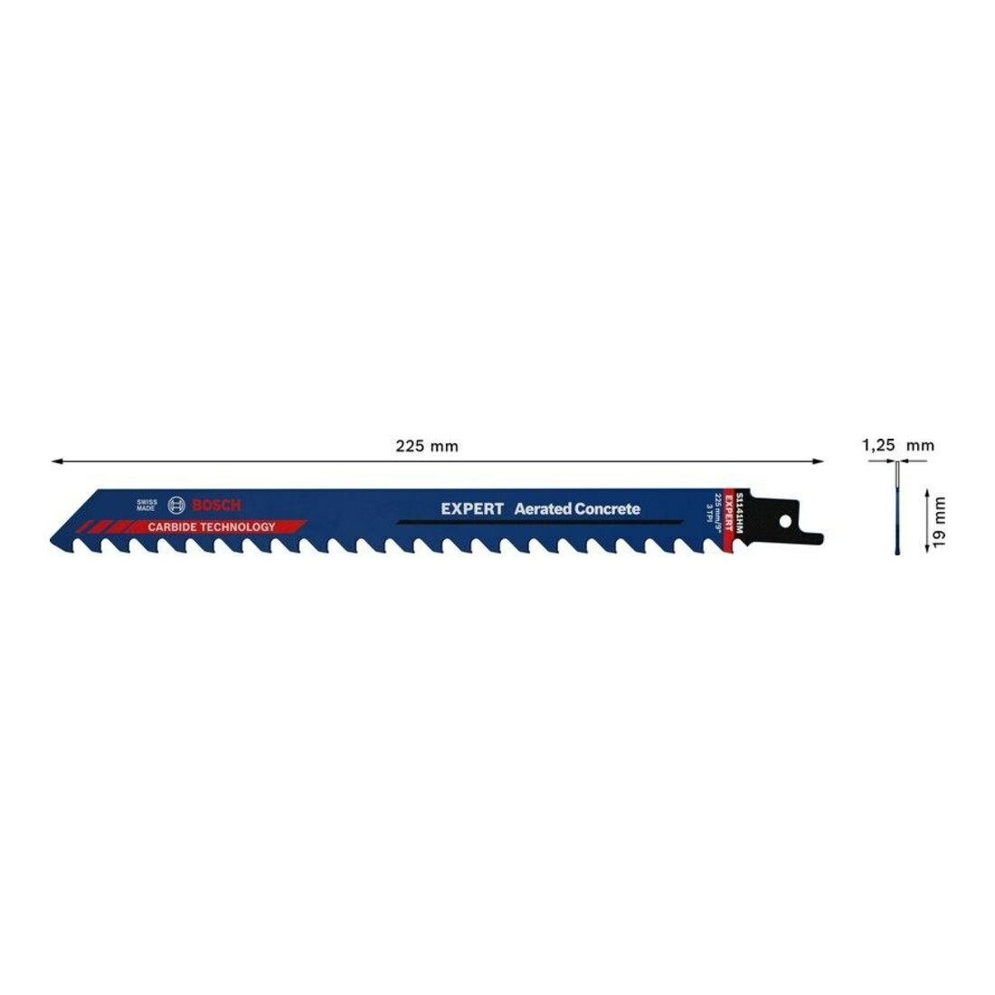 Bosch Säbelsägeblatt EXPERT S 1141 HM VE à 10 Stück Aerated Concrete