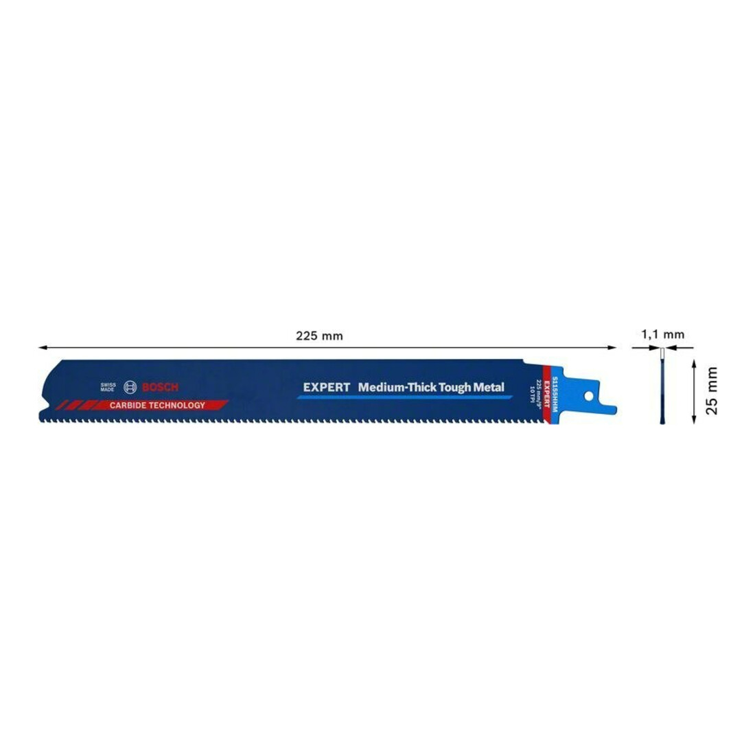 Bosch Säbelsägeblatt Expert S 1155 HHM Pack a 10 St
