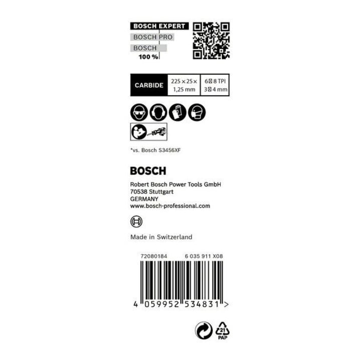 Bosch Säbelsägeblatt EXPERT S 1156 XHM VE à 10 Stück Multi Material