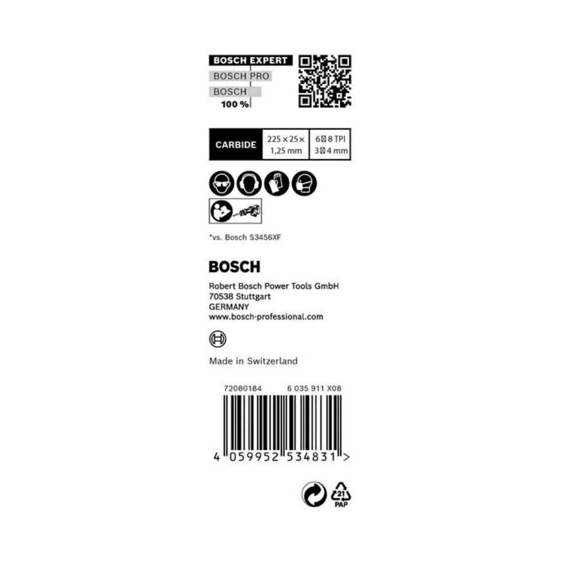 Bosch Säbelsägeblatt EXPERT S 1156 XHM VE à 10 Stück Multi Material
