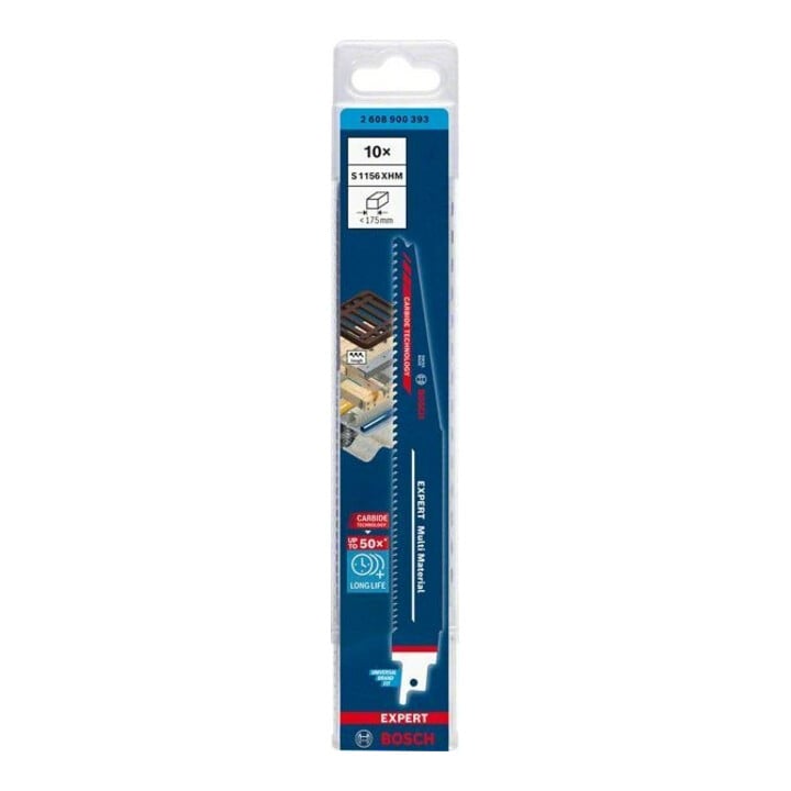 Bosch Säbelsägeblatt EXPERT S 1156 XHM VE à 10 Stück Multi Material