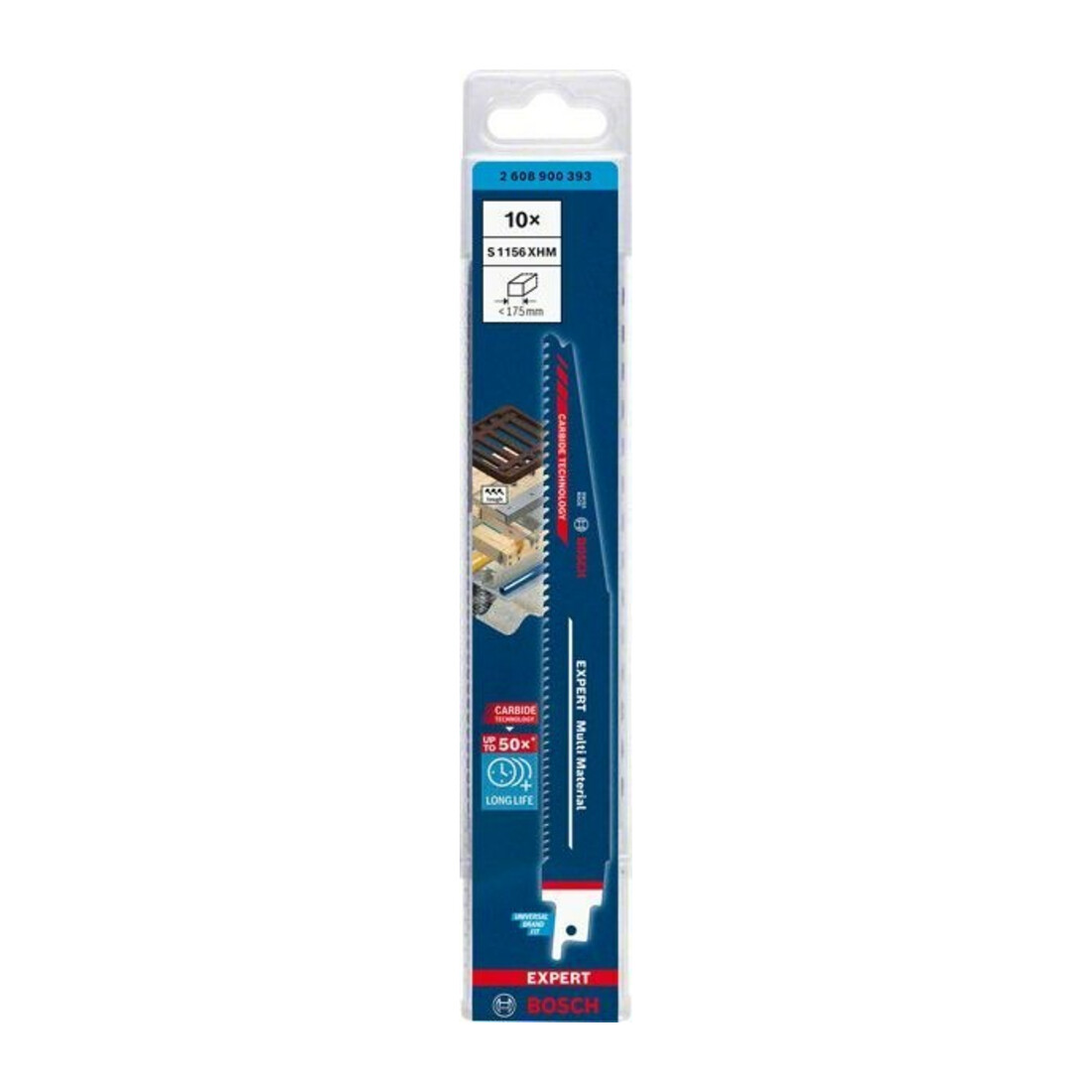 Bosch Säbelsägeblatt EXPERT S 1156 XHM VE à 10 Stück Multi Material