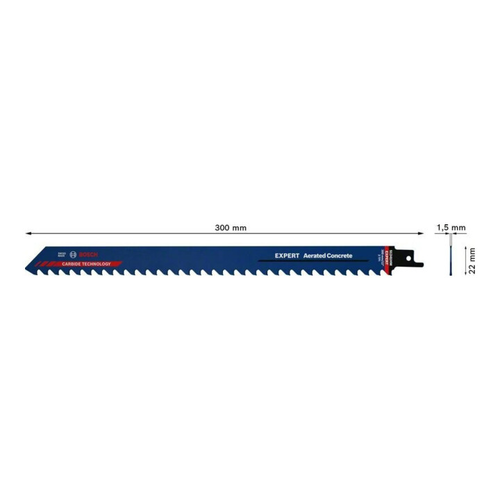 Bosch Säbelsägeblatt EXPERT S 1241 HM VE à 10 Stück Aerated Concrete