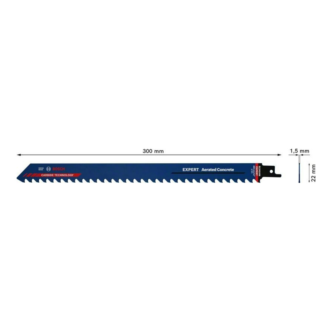 Bosch Säbelsägeblatt EXPERT S 1241 HM VE à 3 Stück Aerated Concrete