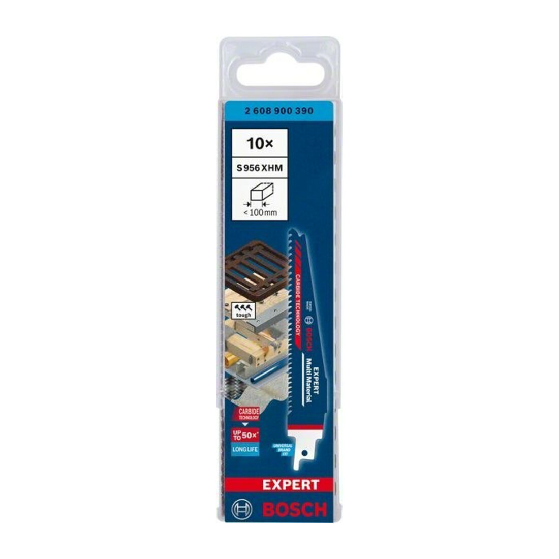 Bosch Säbelsägeblatt EXPERT S 956 XHM VE à 10 Stück Multi Material