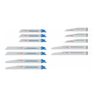Bosch Säbelsägeblatt PRO Demolition Set 12-tlg.
