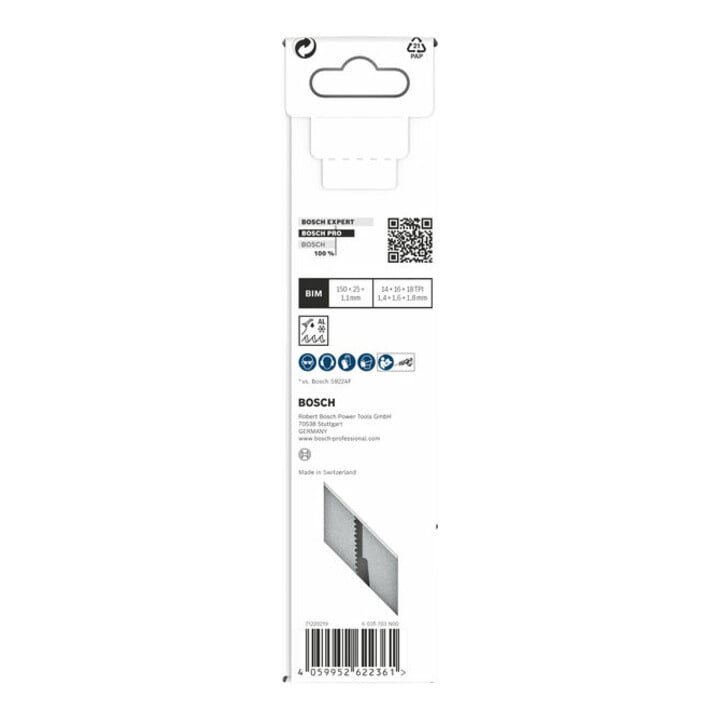 Bosch Säbelsägeblatt PRO Medium-Thick Metal precise S937BEF 1,1 x 25 x 150 mm 5-tlg.