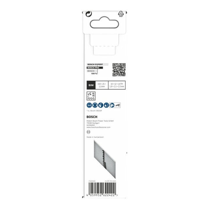 Bosch Säbelsägeblatt PRO Thick Metal precise S937HBF 1,1 x 25 x 150mm 5-tlg.