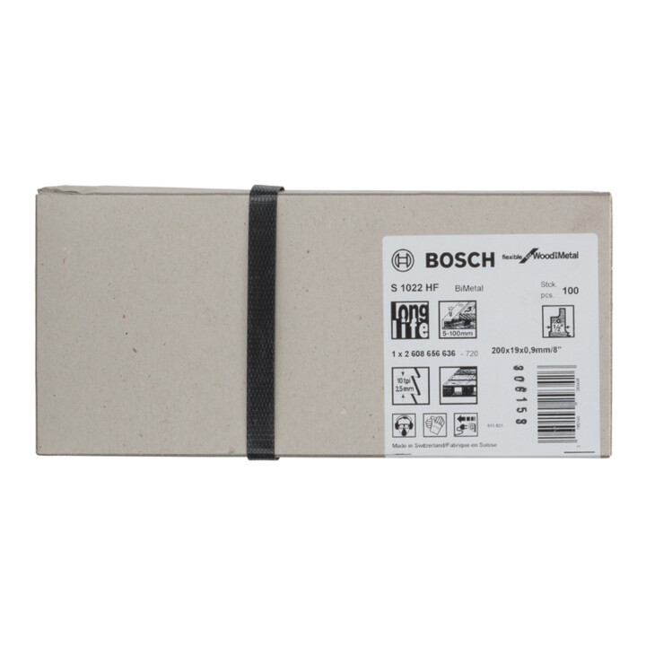 Bosch Säbelsägeblatt S 1022 HF, Flexible for Wood and Metal
