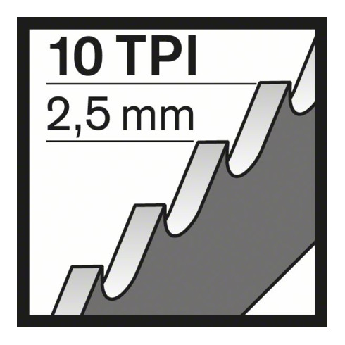 Bosch Säbelsägeblatt S 1025 HF Heavy for Metal