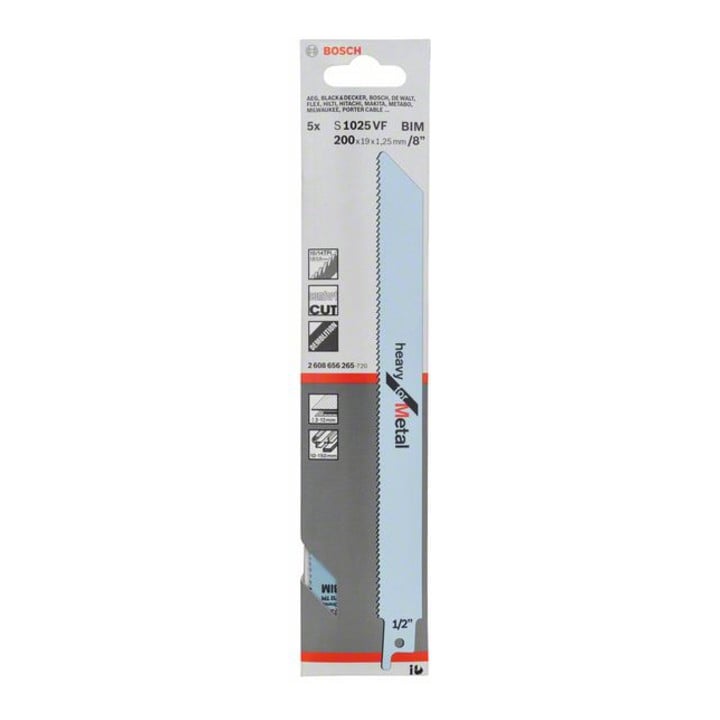 Bosch Säbelsägeblatt S 1025 VF, Heavy for Metal