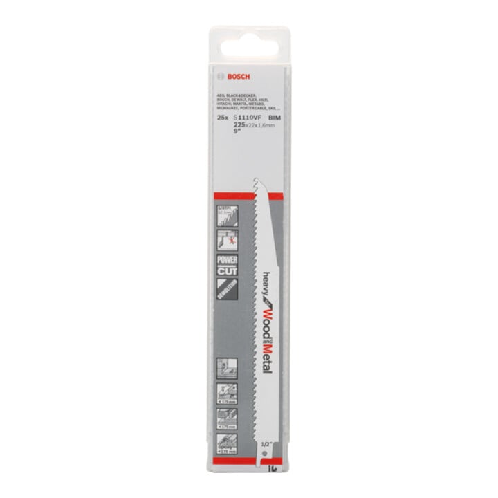Bosch Säbelsägeblatt S 1110 VF, Heavy for Wood and Metal