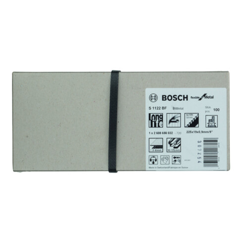 Bosch Säbelsägeblatt S 1122 BF, Flexible for Metal