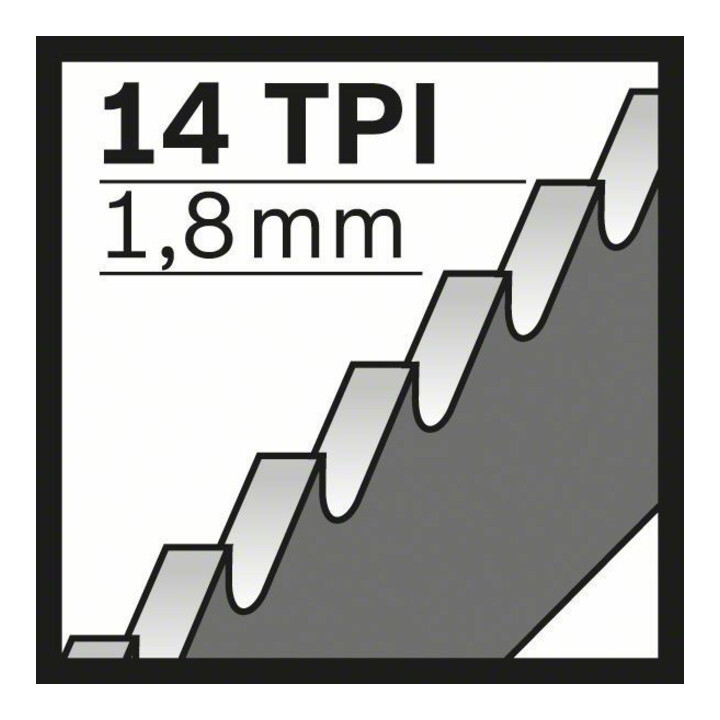 Bosch Säbelsägeblatt S 1122 BF, Flexible for Metal