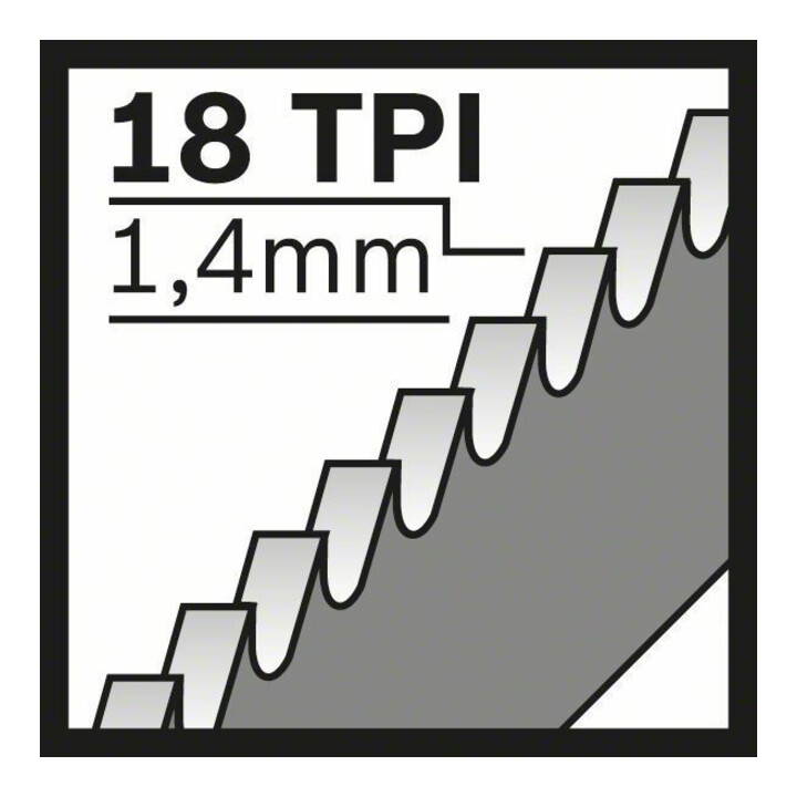 Bosch Säbelsägeblatt S 1122 EF, Flexible for Metal