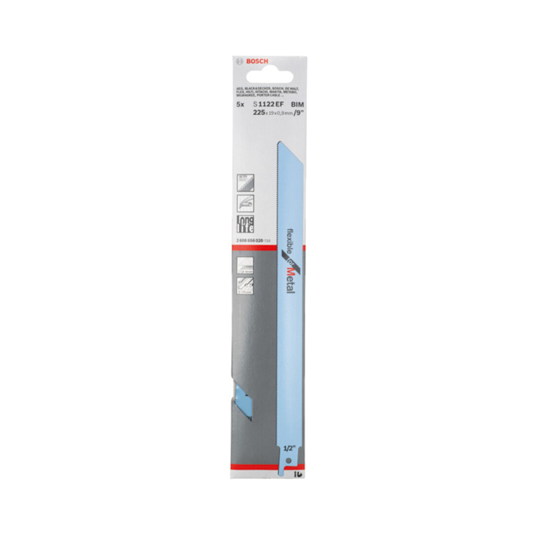 Bosch Säbelsägeblatt S 1122 EF, Flexible for Metal