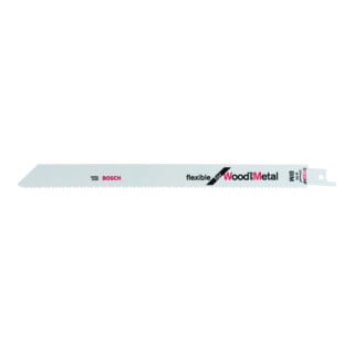 Bosch Säbelsägeblatt S 1122 HF, Flexible for Wood and Metal