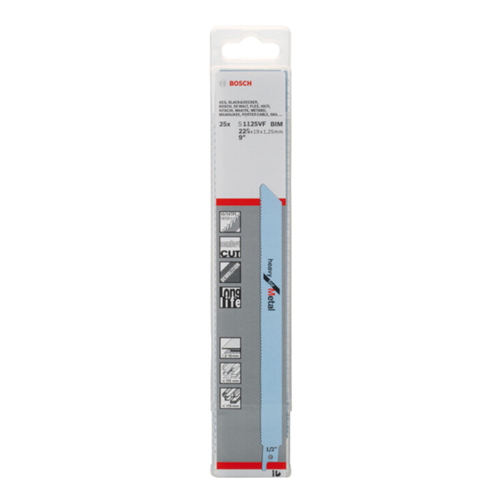 Bosch Säbelsägeblatt S 1125 VF, Heavy for Metal