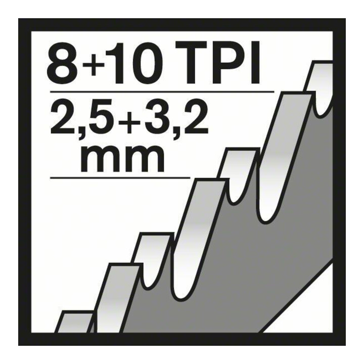 Bosch Säbelsägeblatt S 1136 CHF, Endurance for Heavy Metal