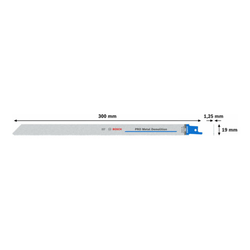 Bosch Säbelsägeblatt S 1225 VF, Heavy for Metal