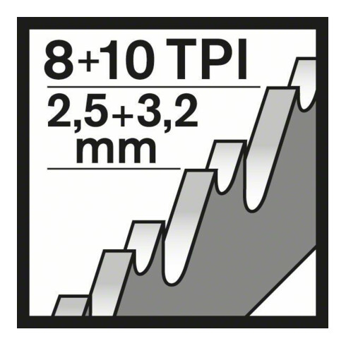Bosch Säbelsägeblatt S, Heavy for Metal