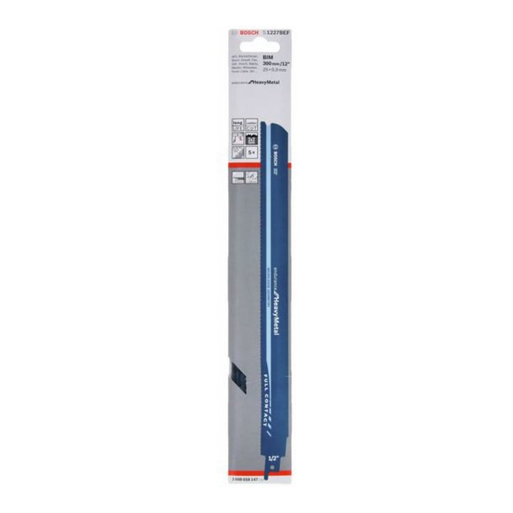 Bosch Säbelsägeblatt S 1227 BEF, Endurance for Heavy Metal