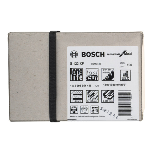 Bosch Säbelsägeblatt S 123 XF, Progressor for Metal