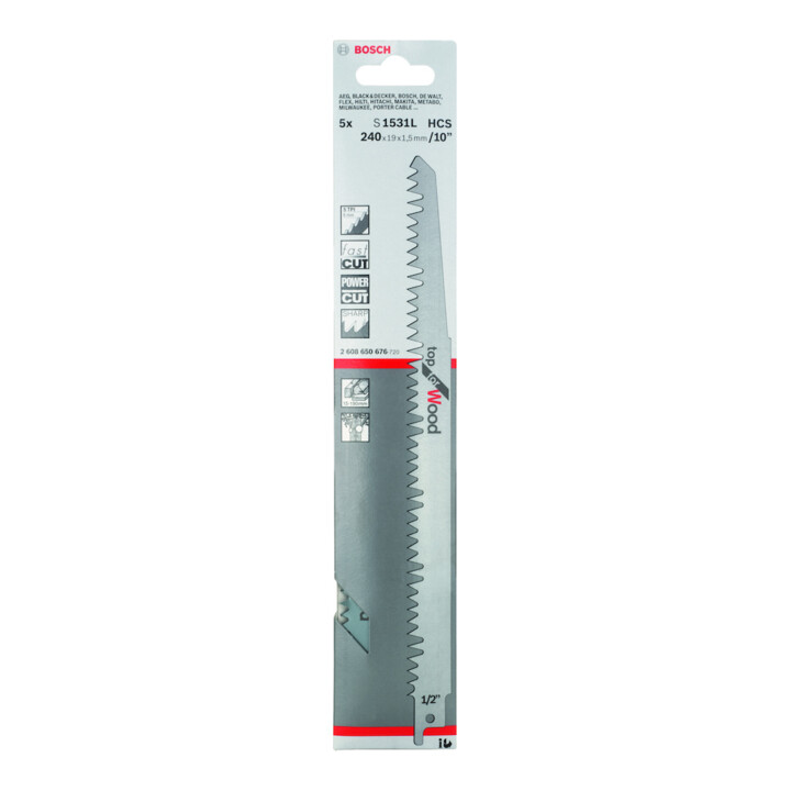Bosch Säbelsägeblatt S 1531 L, Top for Wood