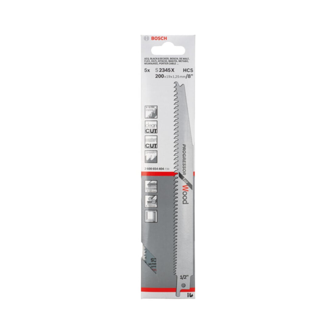 Bosch Säbelsägeblatt S 2345 X, Progressor for Wood