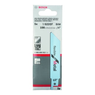 Bosch Säbelsägeblatt S 522 EF VE à 5 Stück Flexible for Metal