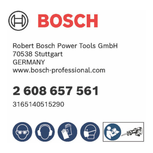 Bosch Säbelsägeblatt S 611 DF, Heavy for Wood and Metal