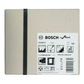 Bosch Säbelsägeblatt S 644 D, Top for Wood