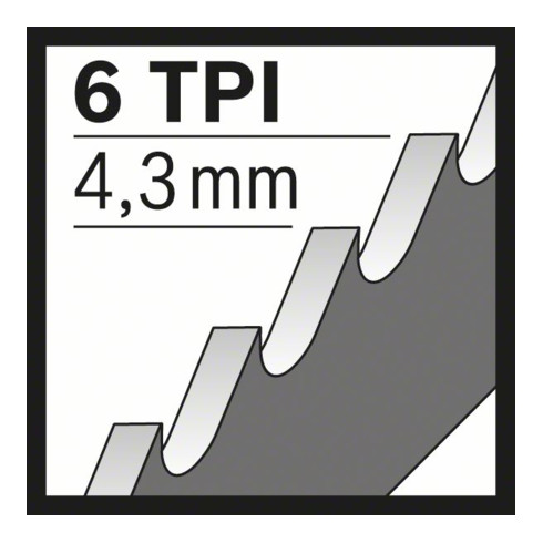Bosch Säbelsägeblatt S 644 D, Top for Wood