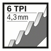 Bosch Säbelsägeblatt S 644 D, Top for Wood-5