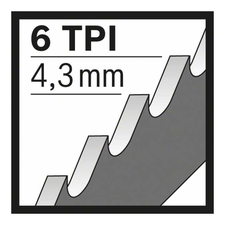 Bosch Säbelsägeblatt S 644 D, Top for Wood