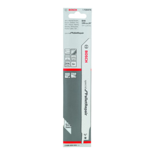 Bosch Säbelsägeblatt S 725 VFR VE à 5 Stück Special for Pallet Repair